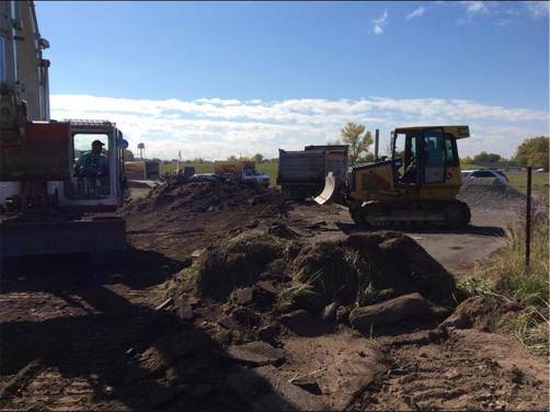 Travaux de terrassement